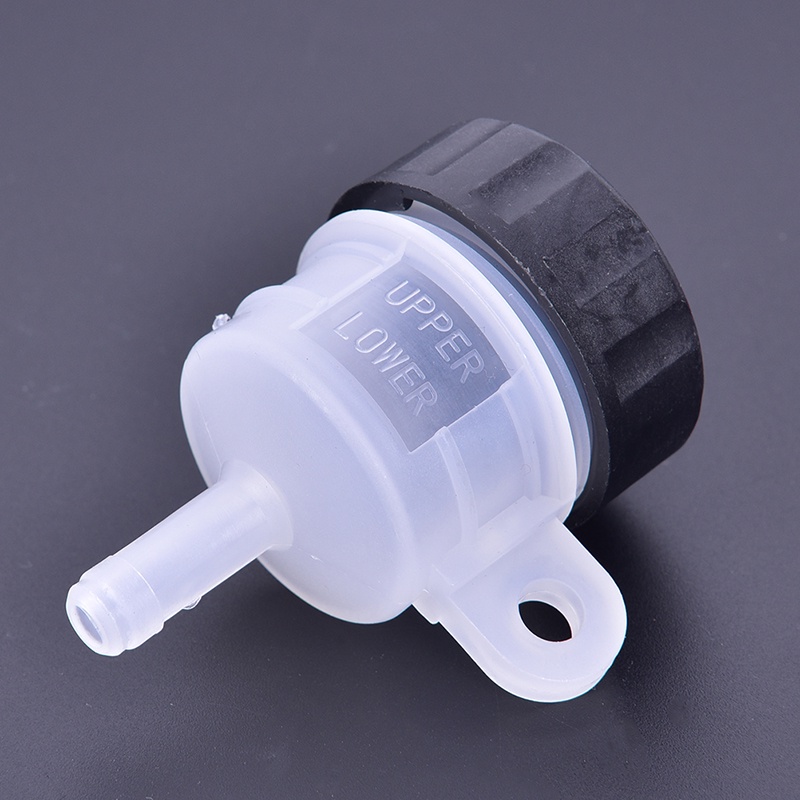 {LUCKID}Motorcycle Foot Rear Brake Master Cylinder Tank Oil Cup Fluid Bottle Reservoir