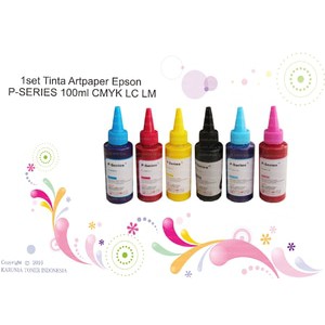 1set Tinta Artpaper Epson P-SERIES 100ml CMYK LC LM