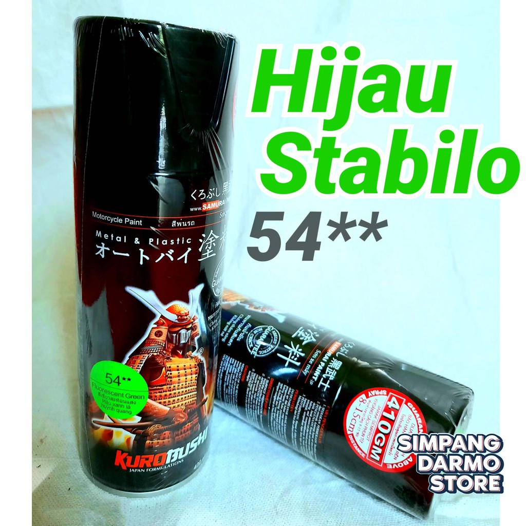 

Pilox Pylox Samurai Hijau Stabilo Fluorescent Green Stabillo Ijo Stabilow Skotlet Nyala Terang Cat
