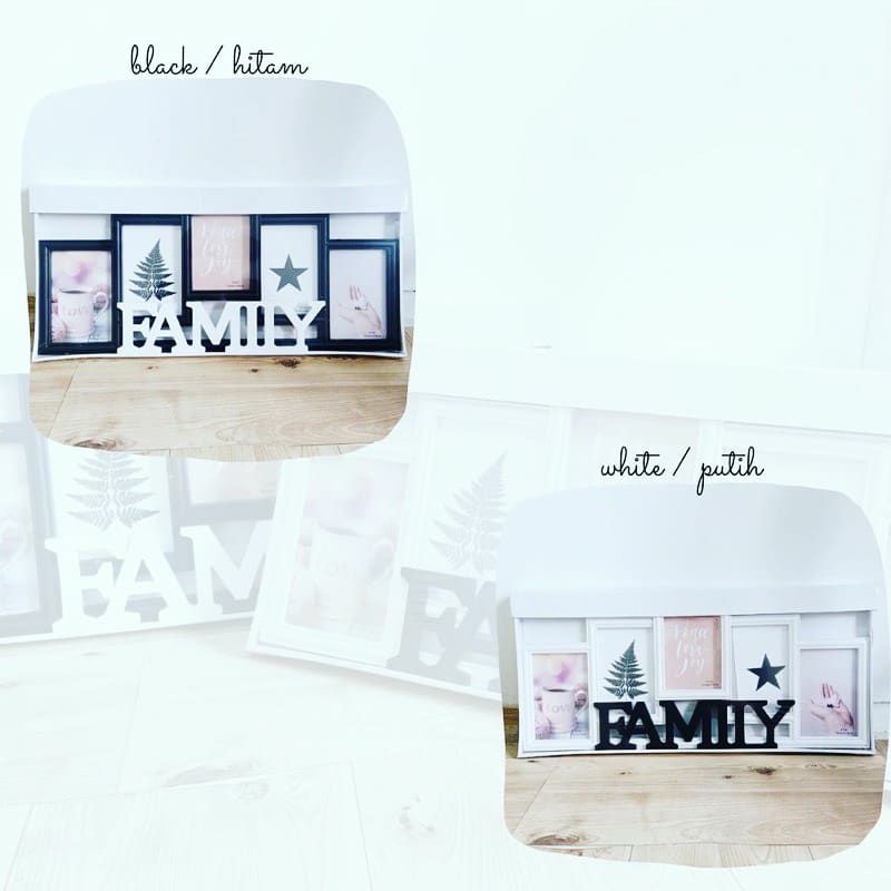 BINGKAI FOTO FAMILY 5 BLOK | FAMILY PHOTO FRAME