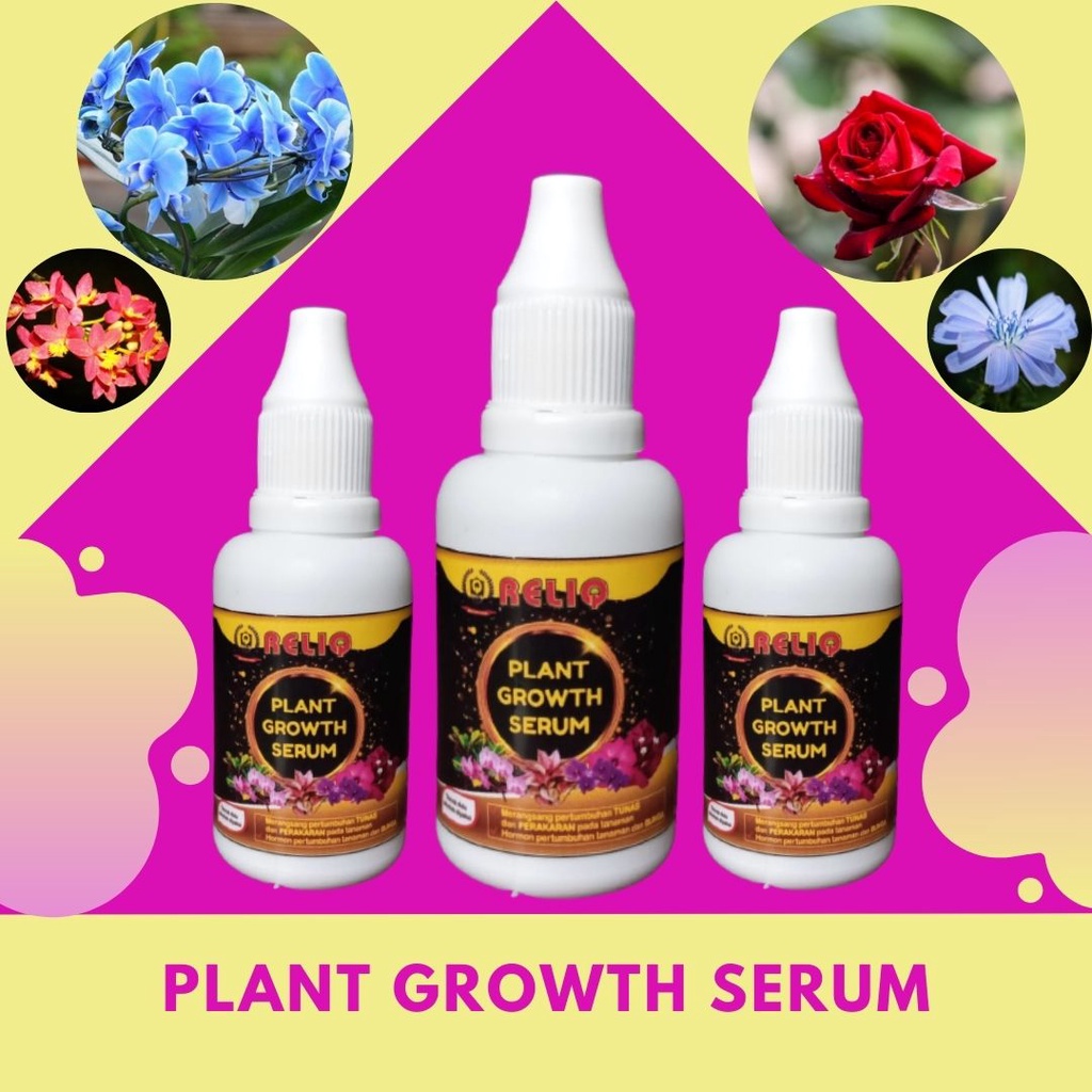 Serum Tanaman Hias, Plant Growth Serum RELIQ, Aglonema Alami Organik Pupuk Cair Plant Growth Booster