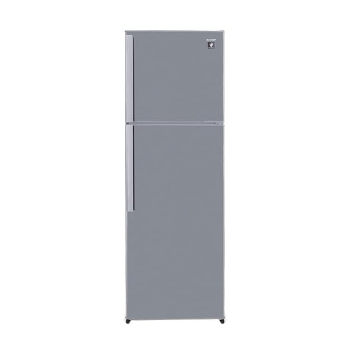 SHARP SJ 450 GP SD / DARK SILVER KULKAS LEMARI ES 2 PINTU BIG KIREI SERIES / SJ450GPSD