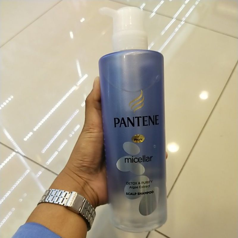 shampo Pantene micellar detox & purify agae extract