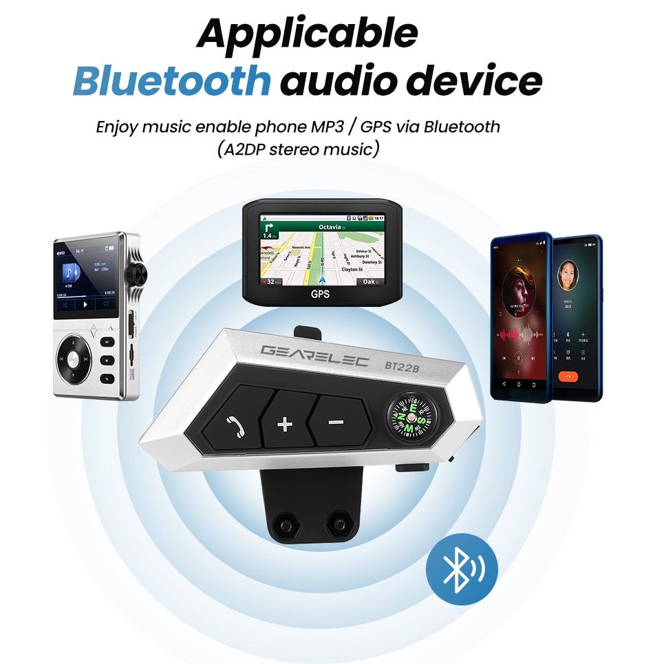 S3E6 Bluetooth 5.0 Moto Helmet Headset Wireless Hands Stereo Earphone Motorcycles Headphones MP3 Spe