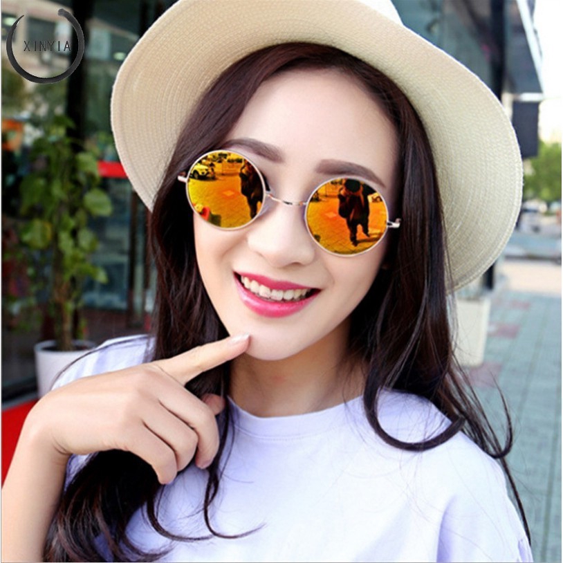 Kacamata Wanita Korean Fashion Eyes Metal Frame Men Women Eyewear Glasses Sunglasses