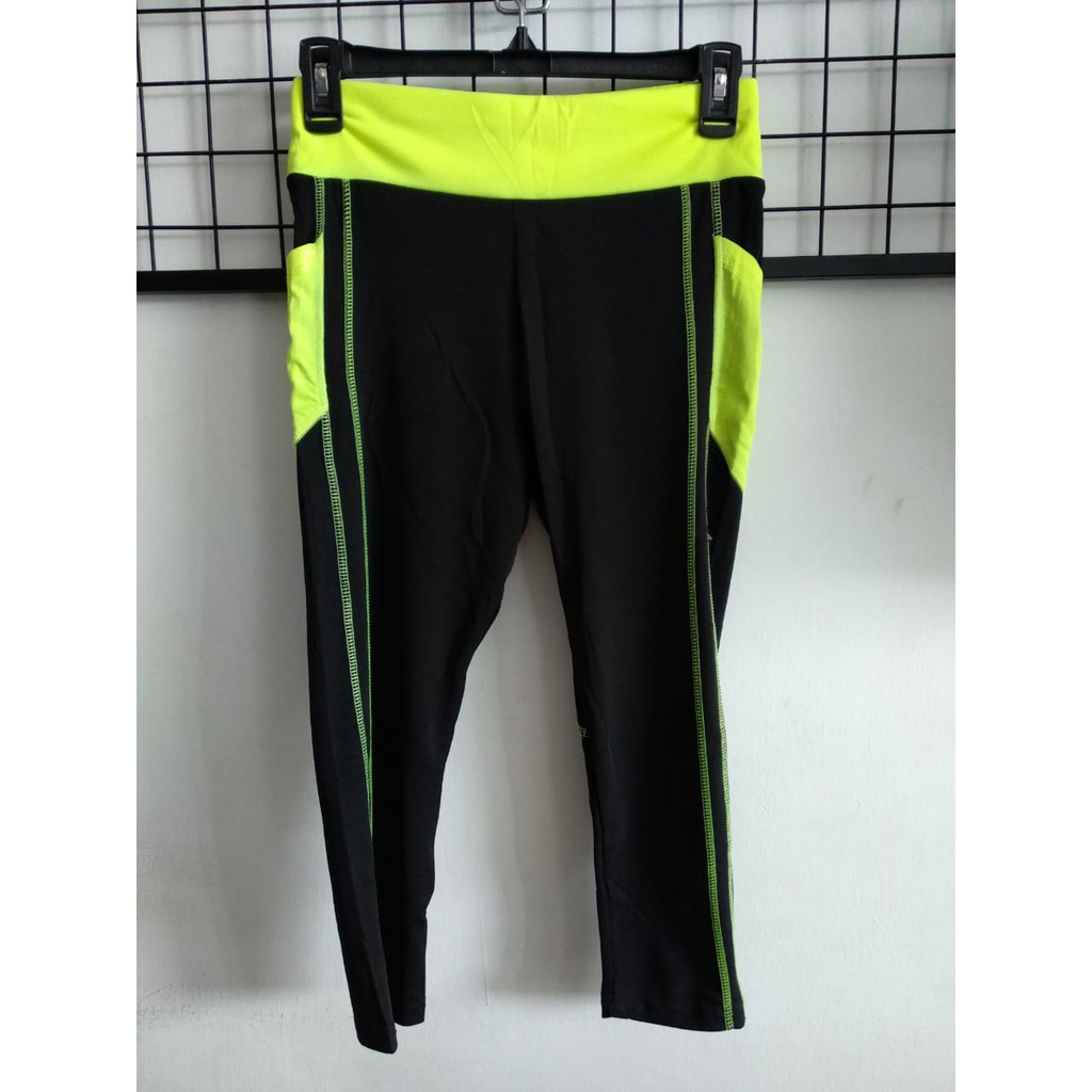 LEGGING SENAM 7/8 BAHAN KATUN PINGGANG BERKARET