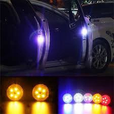 Lampu LED Peringatan Buka Pintu Mobil Wireless Safety Car Door Warning Light