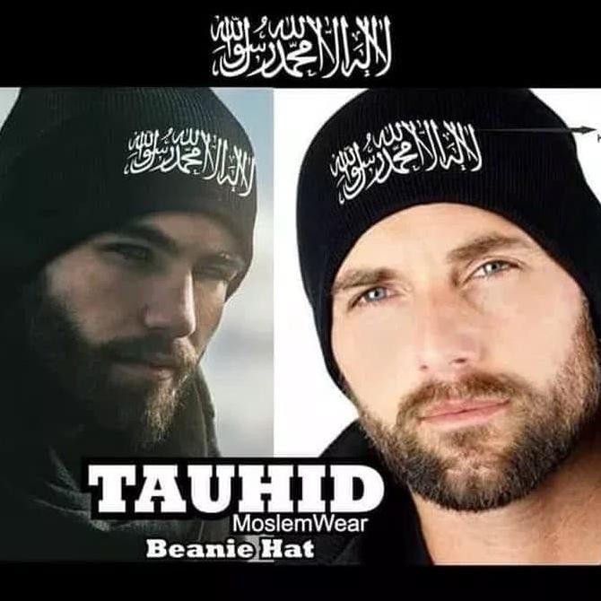 KUPLUK TAUHID / topi beanie Dakwah muslim - bolaped
