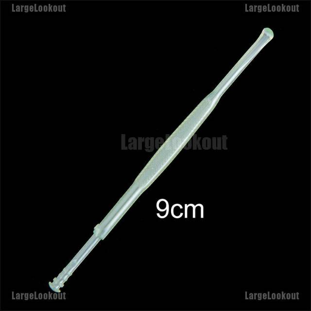 LZ.C42 Earpick stainless atau plastik 2in1. Korek kuping. Alat pembersih kotoran telinga