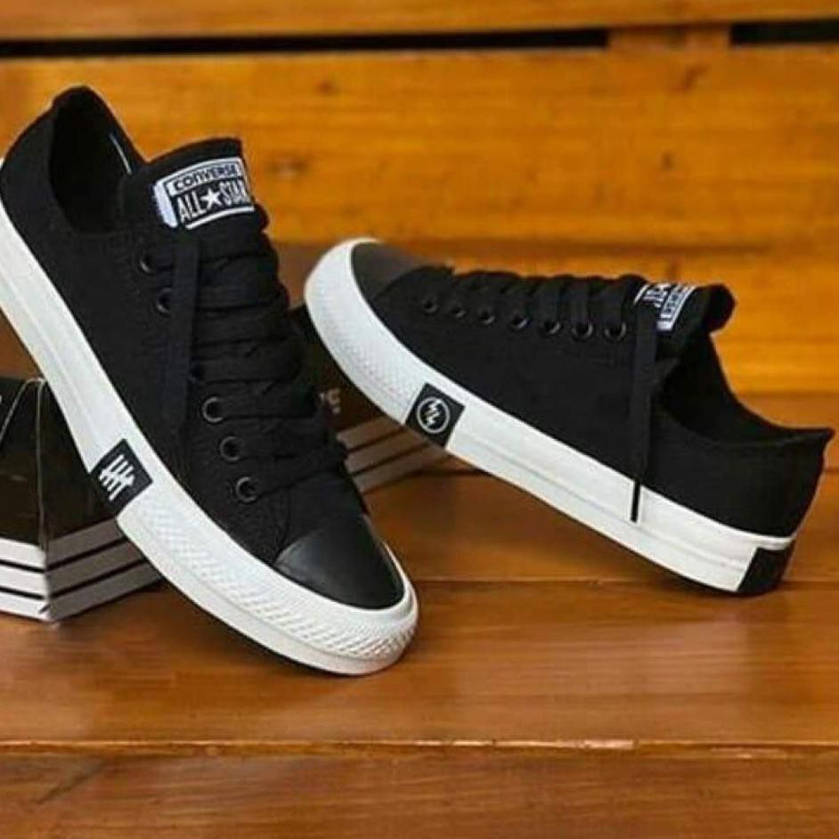 ♠ SEPATU CONVERSE ORIGINAL CT AS LOW BLCK WHITE ALL STAR 100% Original MADE IN VIETNAM ℮