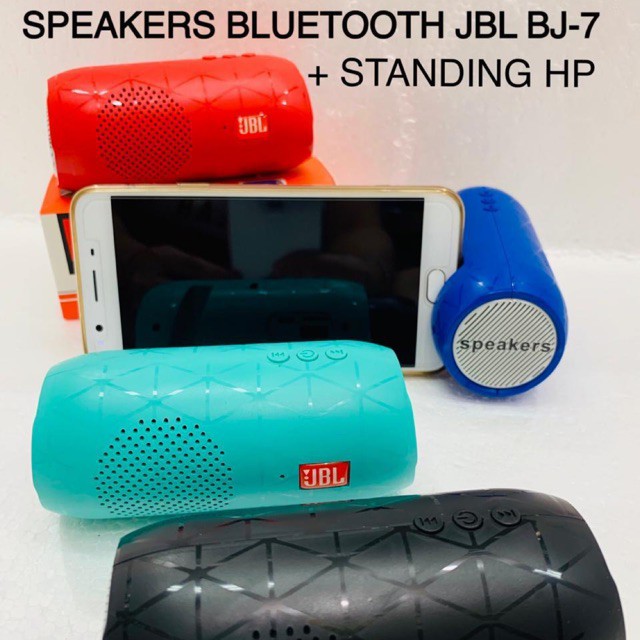 Speaker Bluetooth JBL BJ-7 Universal Standing Smartphone Portable Wireless Speaker Bisa TF SD Card-6