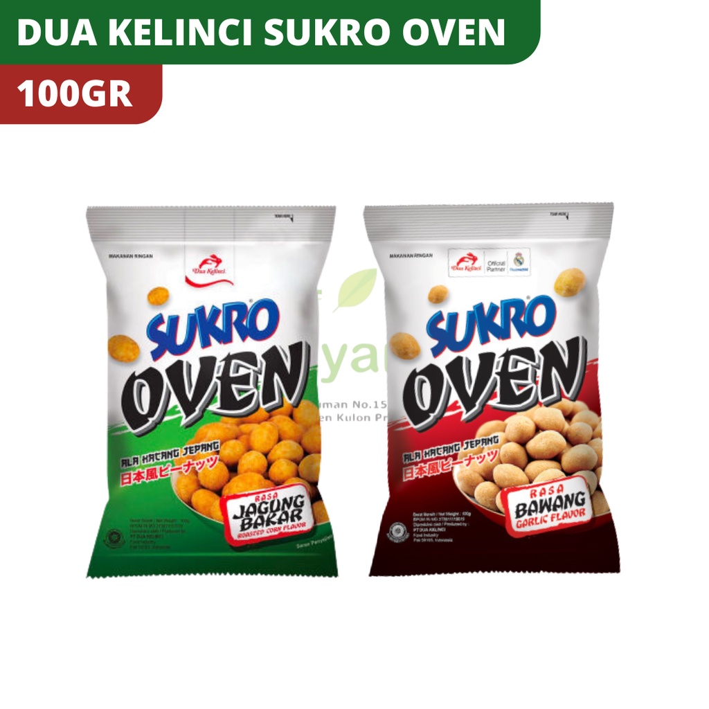 

KACANG SUKRO OVEN DUA KELINCI 95GR