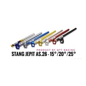 Stang QTT As 26 10° / 15° / 20° / 25° Warna Twotone / Titanium / Gold / Red / Blue / Silver / Black