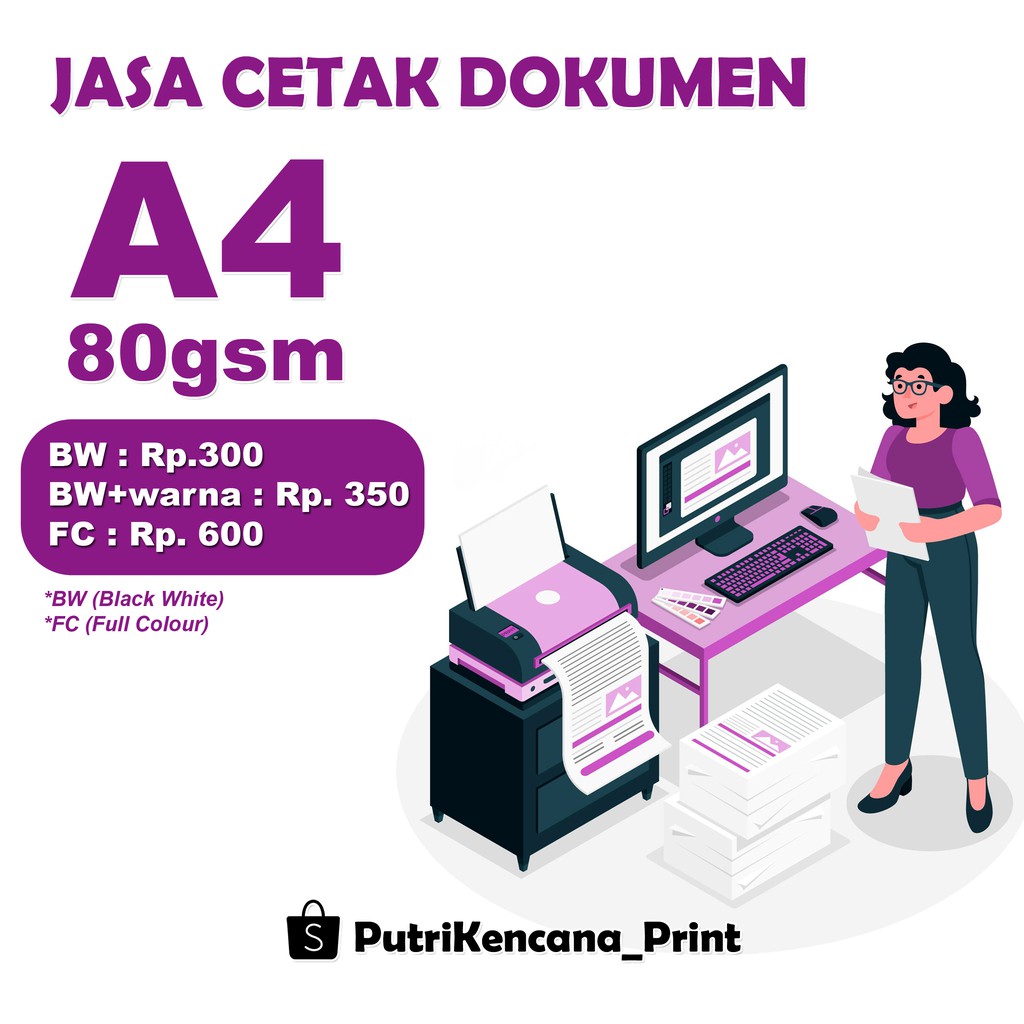 

A4 80gsm - JASA CETAK DOKUMEN / SKRIPSI / MAKALAH / TESIS MURAH