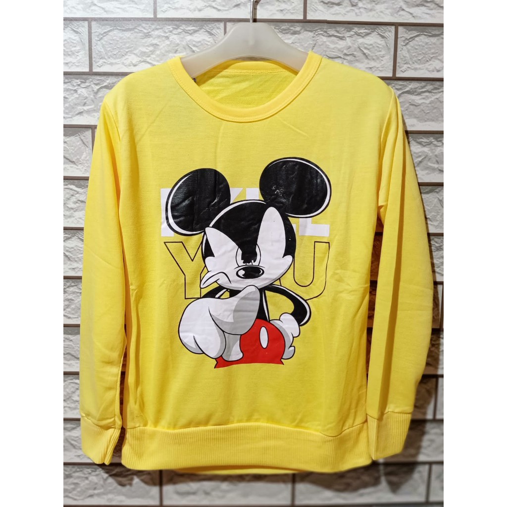 LEANA58 SWEATER WANITA MICKEY YOU