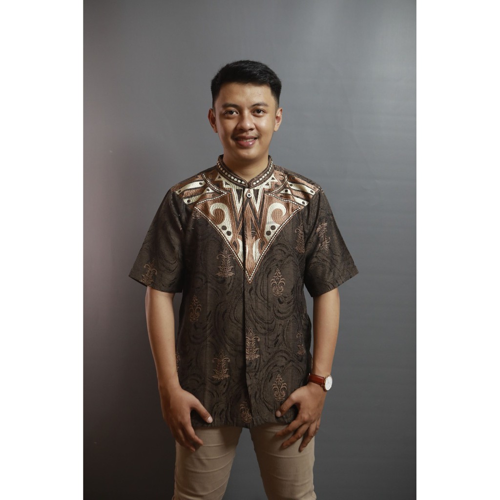 Baju Koko Mewah koko Pria Elegan Lengan Panjang Terbaru 2021