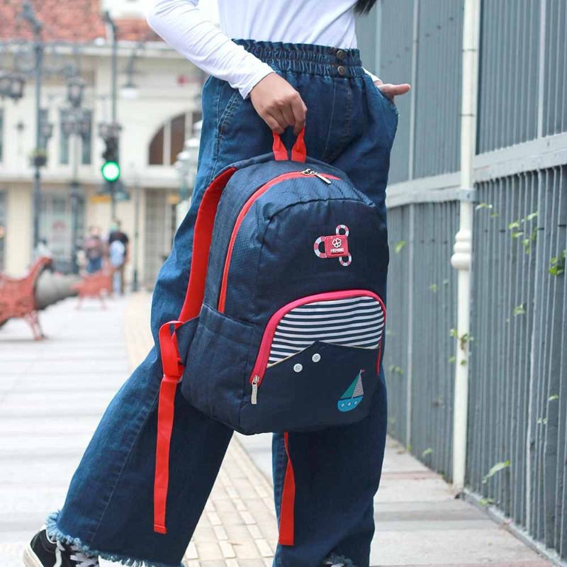 Herbie - Tas Backpack Wanita Terbaru Kekinian | Tas Ransel Punggung Sekolah Kuliah Kerja Casual Cewek Style Bahan Dolby