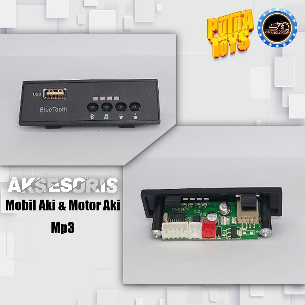 aksesoris mobil/motor aki port usb & mp3