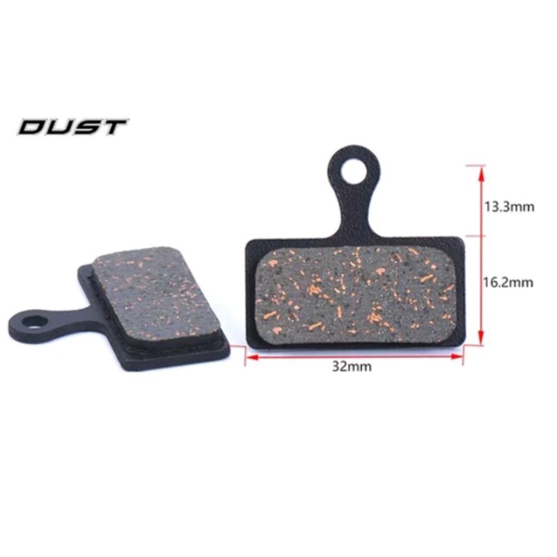 Dust DS-03S Kampas Rem For Shimano Deore SLX XT Alfine Brake Pad Sepeda