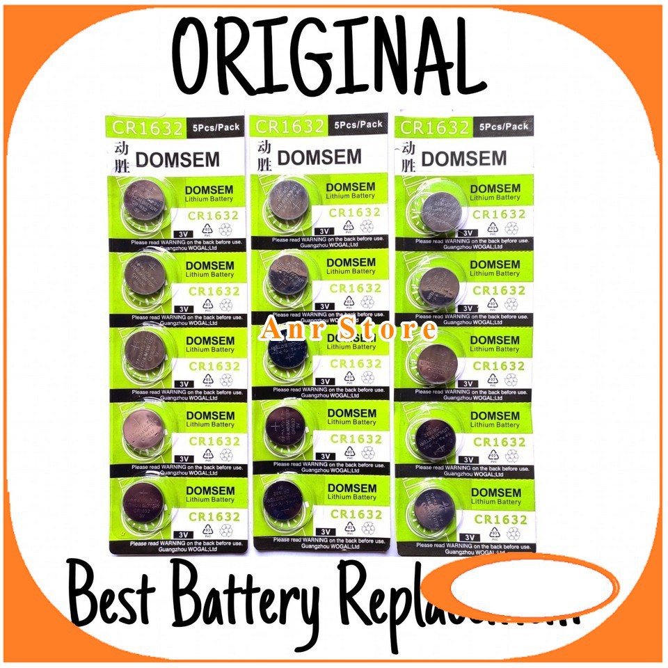 Baterai Batre Battery CR1220 CR1620 CR 1632 Original