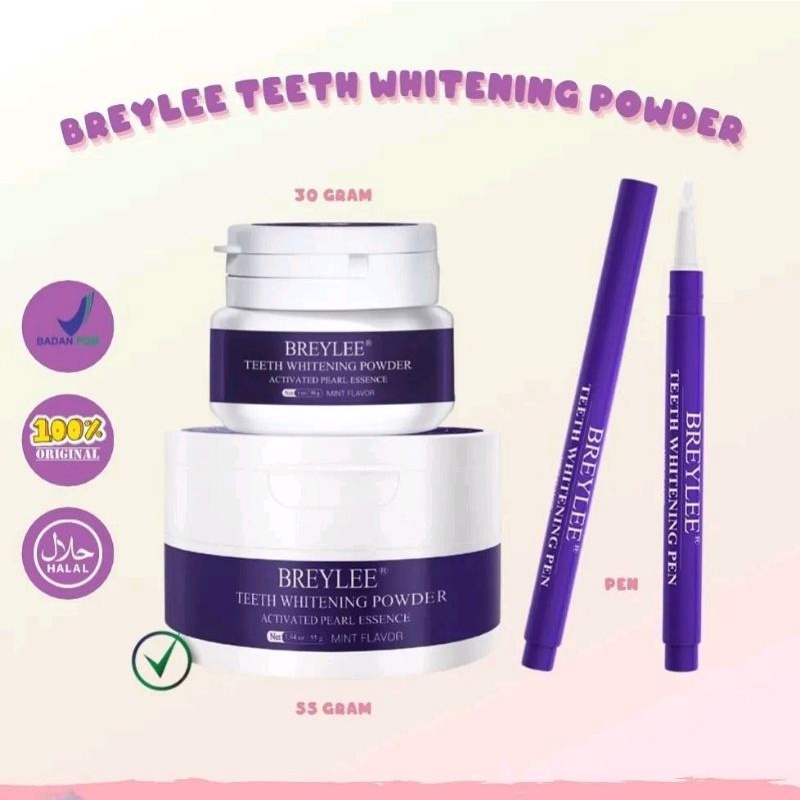 BREYLEE TEETH WHITENING POWDER