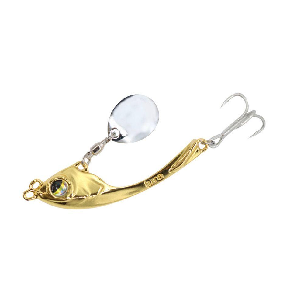 TOP 10 /15g Umpan Pancing Buatan Bass Hook Spinner Tenggelam Crankbait Getar Spin Payet Umpan