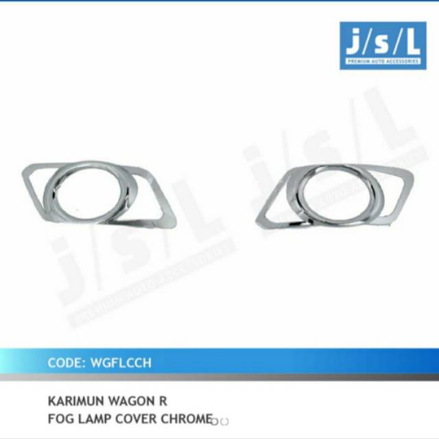 Cover ring foglamp Karimun Wagon R/ cover lampu kabut chrome jsl