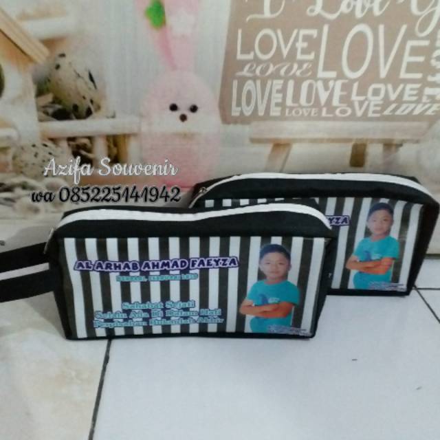 Tas Souvenir DOMPET CUSTOM / DOMPET Ulang Tahun Gambar Karakter