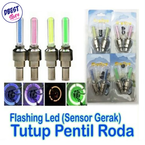 TERMURAH !! TUTUP PENTIL LED BAN MOTOR LED BIKE CAR TIRE NEON WHEEL LED MOBIL