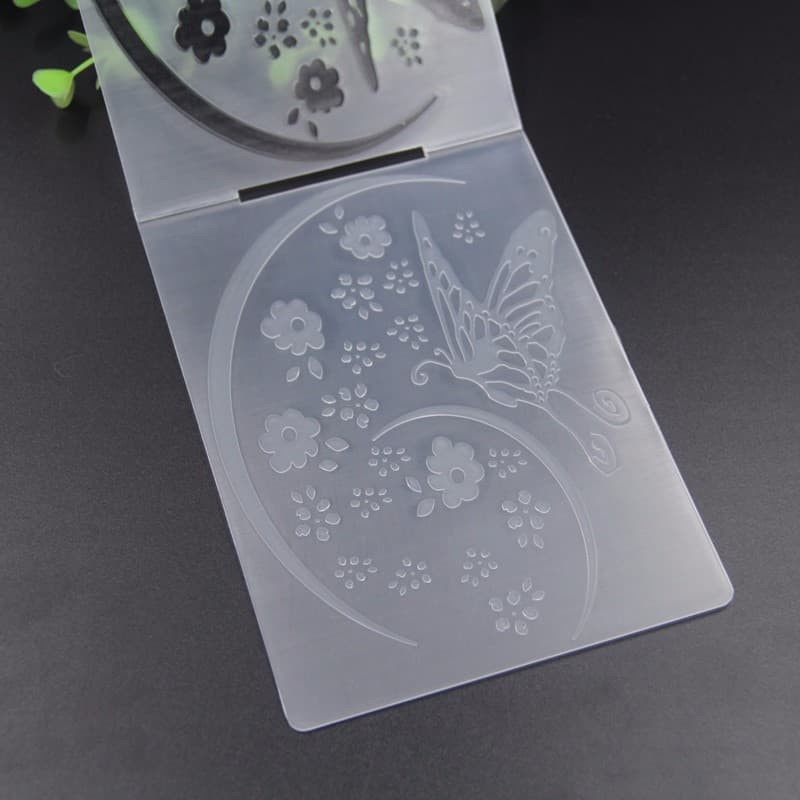 Butterfly Plastic Embossing Folder