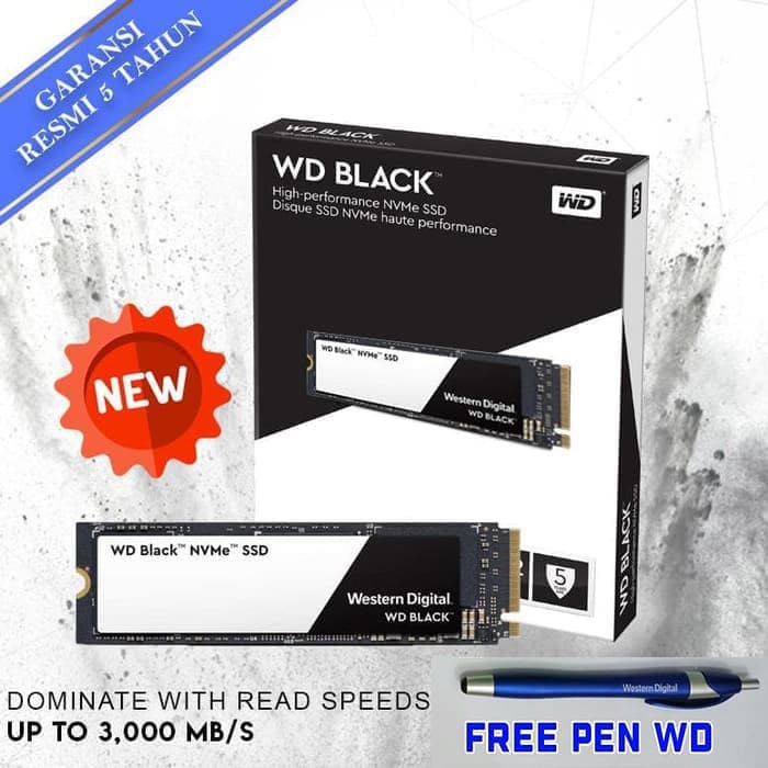 xo254 SSD WD Black 500GB M.2 NVMe