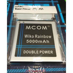 Mcom Battery Batre Baterai Double Power Mcom Wiko Rainbow Bloom