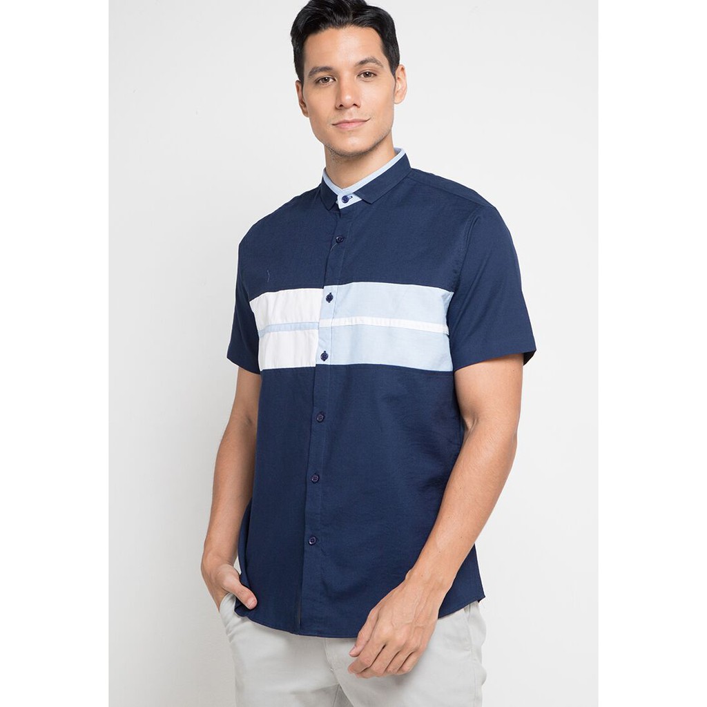 M231 Kemeja Pria Basic Combination Cotton Rich Lengan M231 Kemeja Pria Basic Combination Cotton Rich Lengan