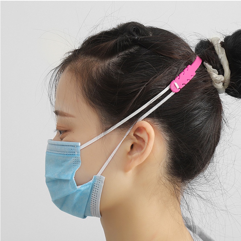 Strap Extension Kait Masker Elastis Adjustable Bahan Silikon Untuk Pria / Wanita