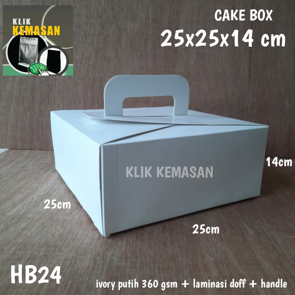 

box kotak kue 22x22cm hb23 | kardus pizza tart parcel dus cakebox