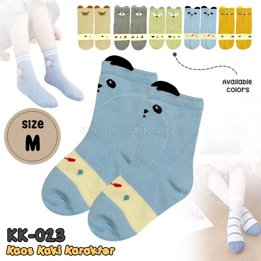 [ 4 - 6 Thn ] 1 Pcs Kaos Kaki Anak KKA-023 Kaos Kaki Balita Motif Random KIDS SOCKS Kaos Kaki Bayi