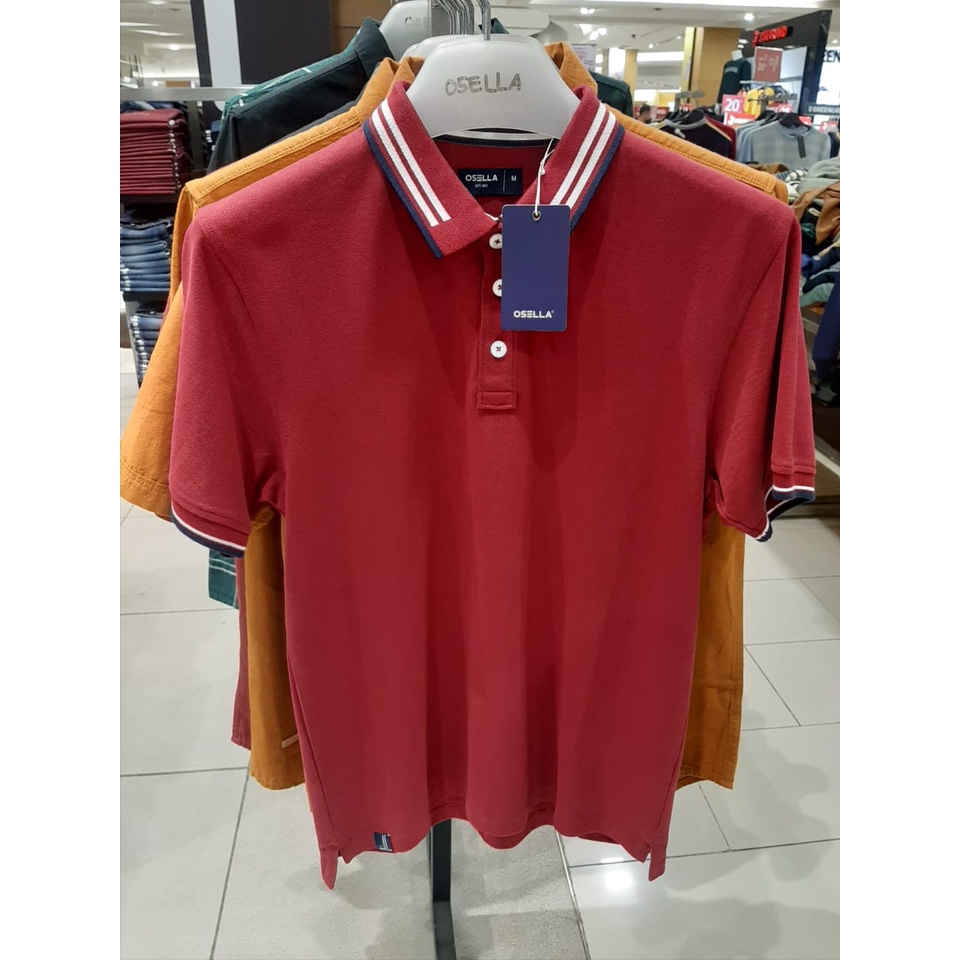 Osella Baju Pria Polo shirt Stripe Original