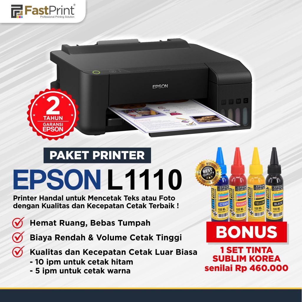 epson ecotank single function l1110