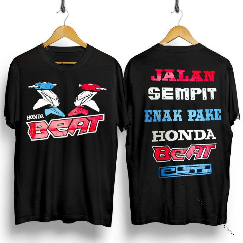 Kaos distro honda beat / kaos honda beat / kaos beat / kaos honda / kaos gambar honda beat
