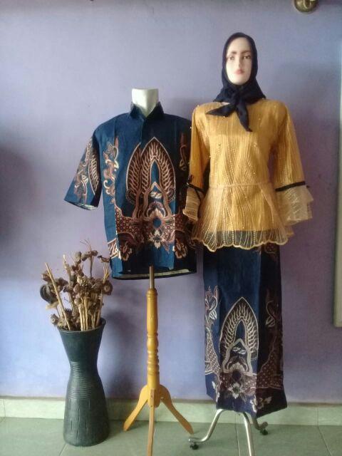 Jumbo/standar Bisa Pisah Couple Batik Anjani Kebaya Set