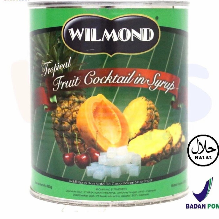 

Gg01Hh Wilmond Tropical Fruit Cocktail With Nata The Coco In Syrup 863 Gr Ds01Gkk