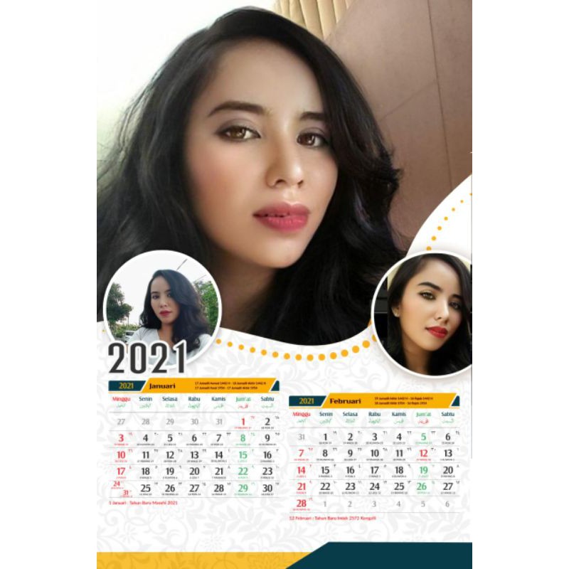 

terlaris........ kalender foto custom 2021 beli 1pcs boleh