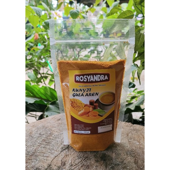 

Rosyandra kunyit gula aren