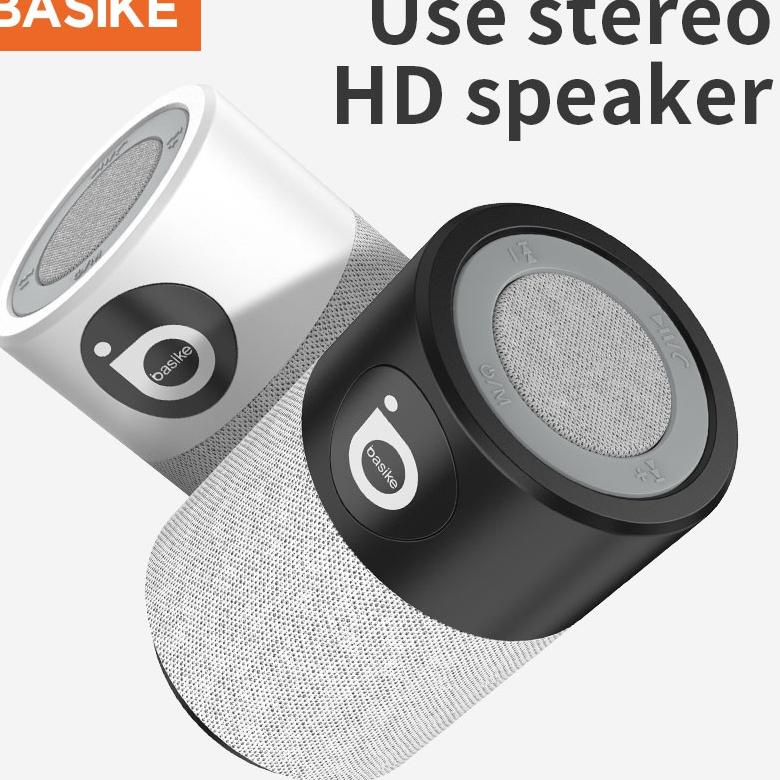 Paling Dicari.. BASIKE speaker bluetooth Portable aktif Mini HiFi Wireless Stereo bass polytron karaoke Kecil TF Card Support original