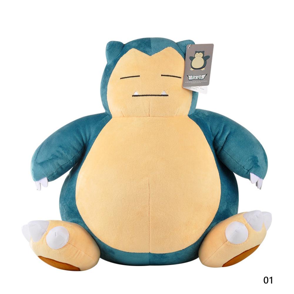 Timekey Mainan Boneka Plush Pokemon Pikachu Snorlax 20-25cm Untuk Dekorasi Kamar Tidur Anak T2X2