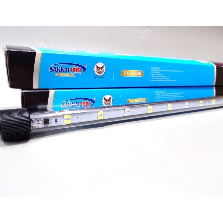 Lampu Led Celup Aquarium  Sakkai Pro T4 2Led 60