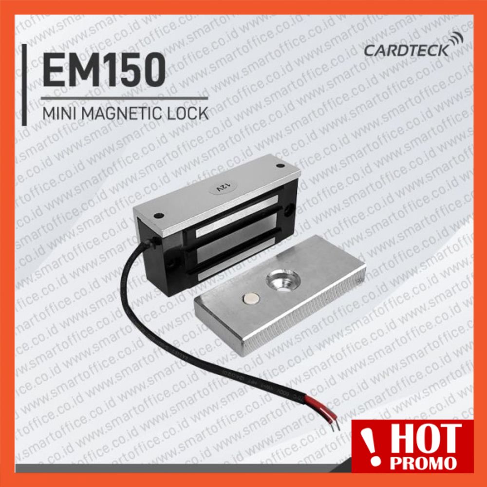 Mini Magnetic Lock, Cardteck EM-150, EM Lock, 60kgs