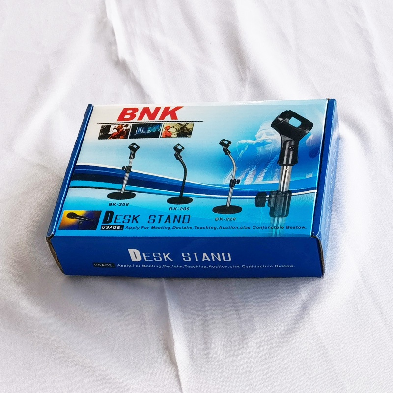 STAND MIC MEJA 2 TINGKAT BENGKOK KAKI MICROPHONE BREKET MIC HOLDER