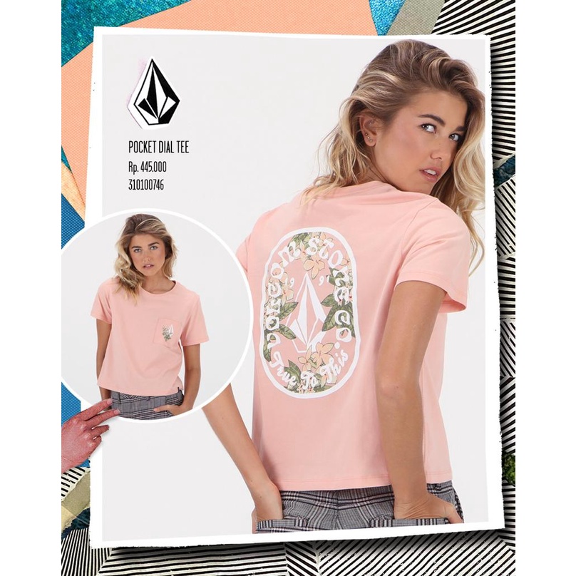 RAYSURF VOLCOM KAOS WANITA 310100746 ORIGINAL