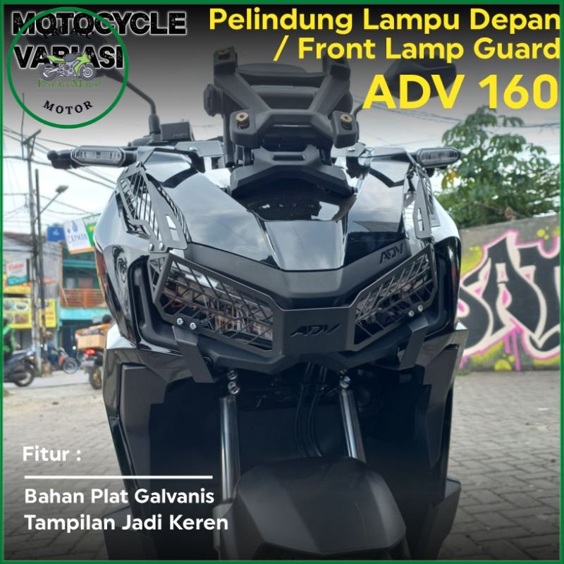 Pelindung Lampu Depan ADV 160 Cover Lampu Depan ADV 160 Front Lamp Guard ADV 160 (cod)